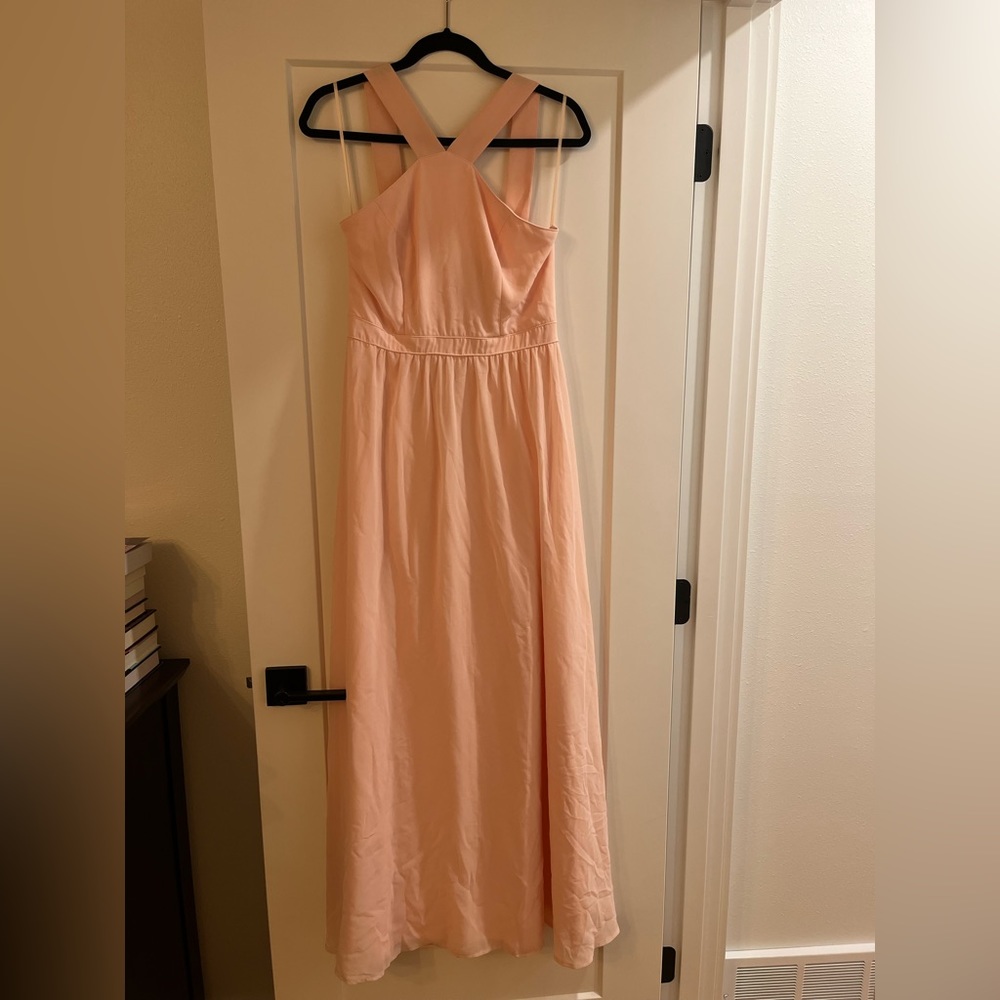 Lulus bridesmaid dress - blush